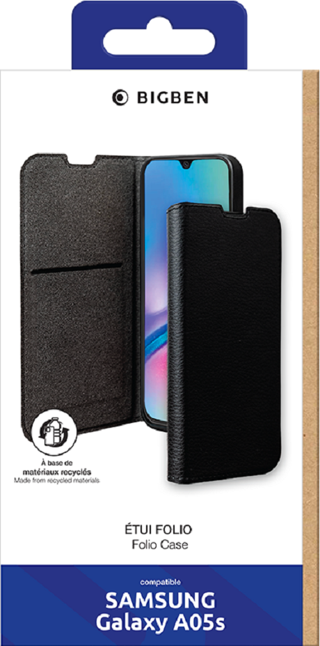 Etui folio Wallet Samsung Galaxy A05s noir