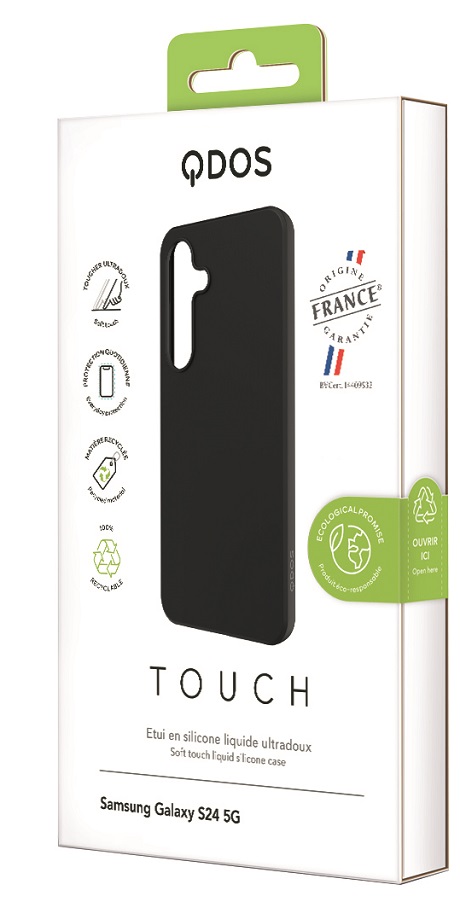 Coque Touch Qdos Samsung Galaxy S24 5G noir