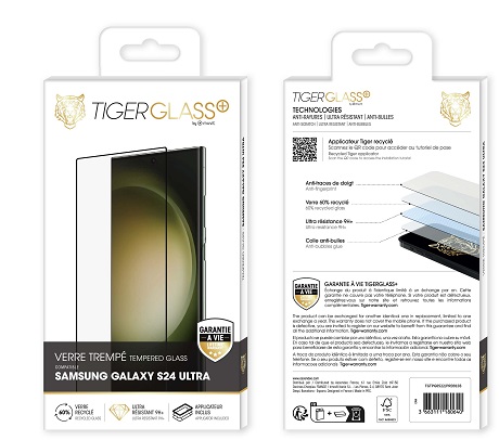 Film Tiger Glass+ recyclé Samsung Galaxy S24 Ultra