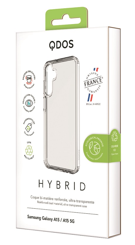 Coque Hybrid Qdos Galaxy A15 5G/4G transparente