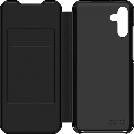Etui flip wallet Design For Samsung Galaxy A05s noir