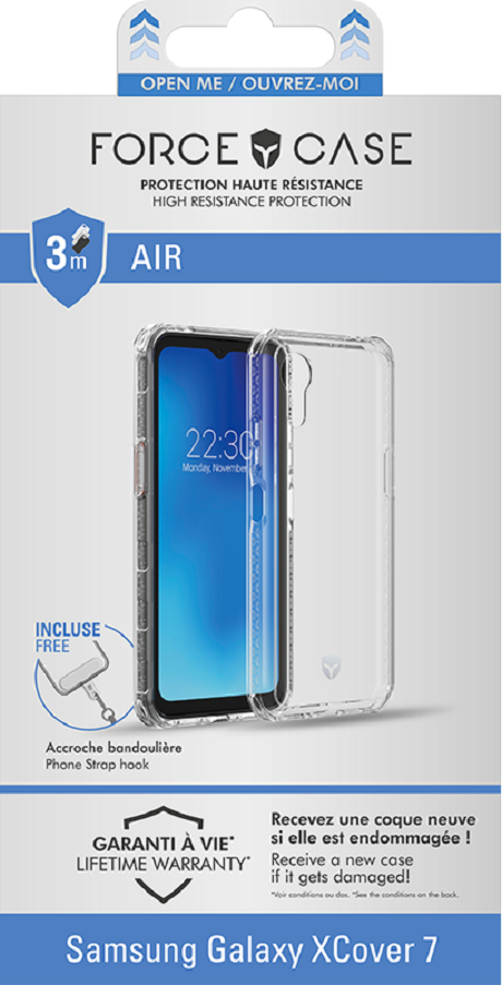 Coque Force Case Air Galaxy XCover 7 5G EE transparente