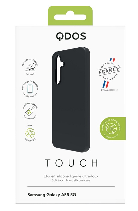 Coque Touch Qdos Samsung Galaxy A55 5G noir