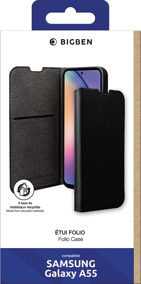 Folio Wallet Samsung Galaxy A55 5G noir