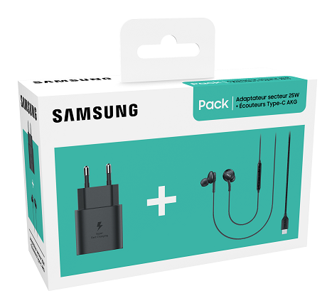 Pack tête de charge + Kit piéton AKG USB-C noir