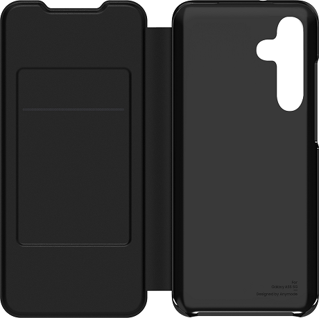 Etui Flip Wallet Design For Samsung Galaxy  A55 5G noir