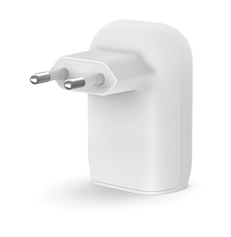 Tête de charge double port 42W USB-C USB-A Belkin blanc