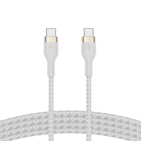 Câble Pro Flex Belkin USB-C vers USB-C 2m blanc