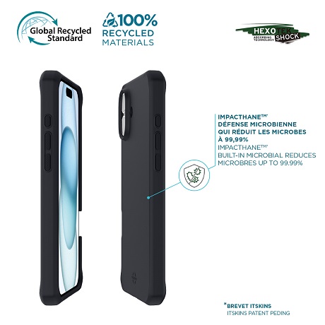 Coque Spectrum Black Mobilise iPhone 16 noir