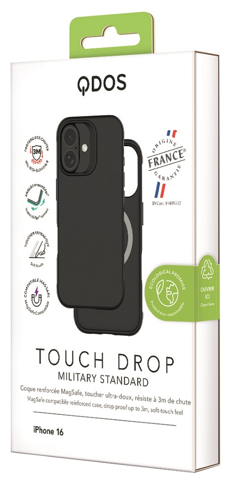 Coque Touch Drop MagSafe iPhone 16 Origine France Garantie