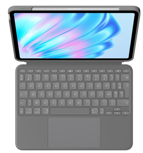 Etui Combo Touch Logitech iPad Air 11 (M2) gris