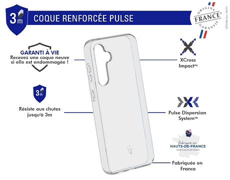 Coque Force Case Pulse Galaxy S24 FE transparente