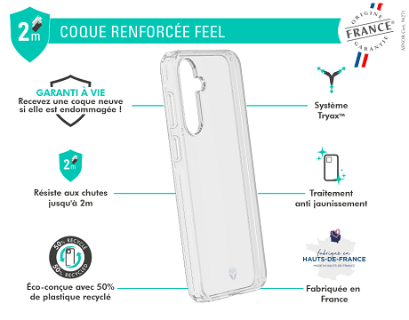 Coque Force Case Feel Samsung Galaxy A16 5G transparente