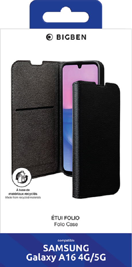 Folio Wallet Samsung Galaxy A16 5G noir