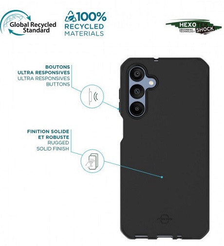 Coque renforcée Spectrum Black Mobilis Galaxy A16 5G noir