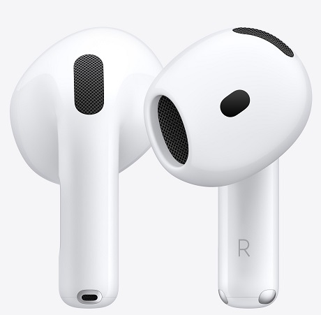 Airpods 4 avec réduction active du bruit blanc