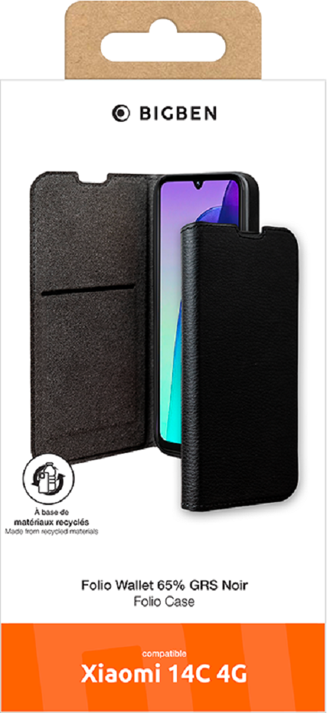 Folio Wallet Xiaomi 14C noir