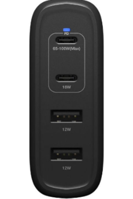 Pack chargeur confidentiel OTTERBOX 100W 4 ports+câble USB-C