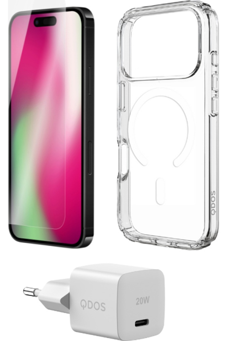 Starter Pack MagSafe iPhone 17 Pro transparente
