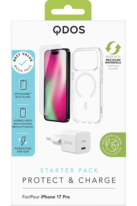 Starter Pack MagSafe iPhone 17 Pro transparente