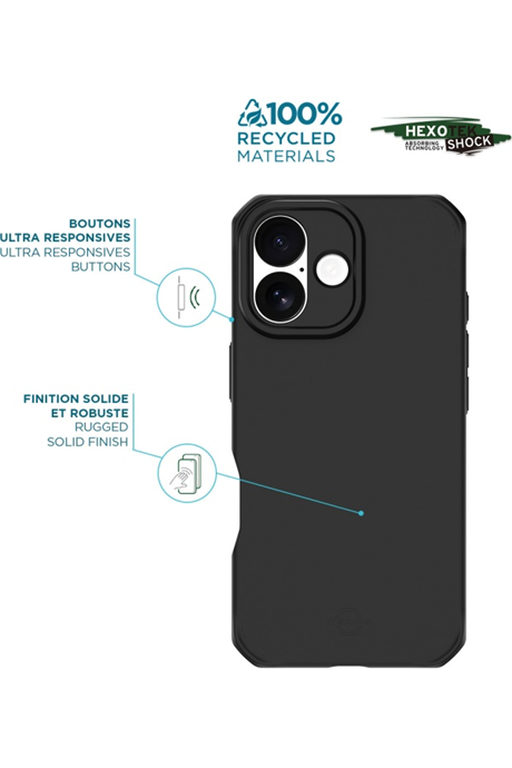 Coque renforcée Spectrum Black Itskins iPhone 17 noir