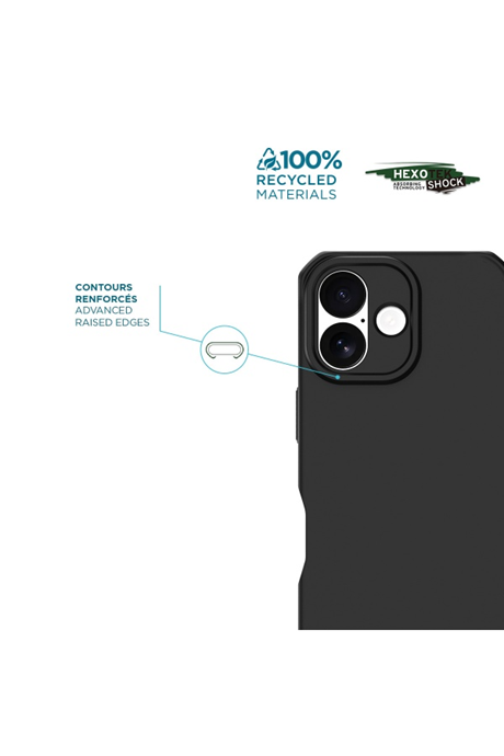 Coque renforcée Spectrum Black Itskins iPhone 17 noir