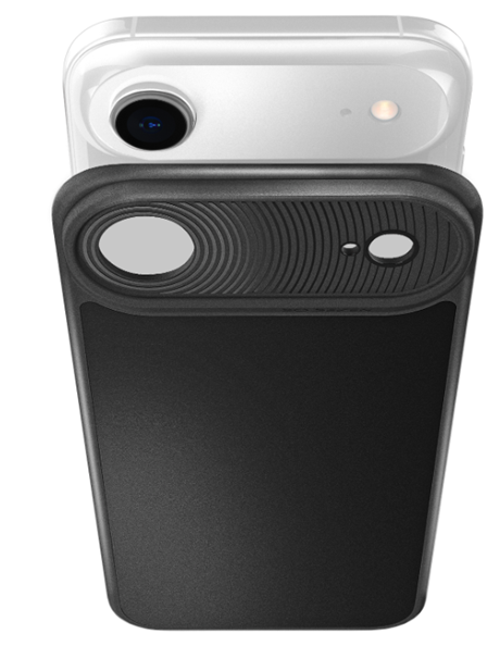 Coque MagTouch So Seven en silicone pour iPhone Air noir