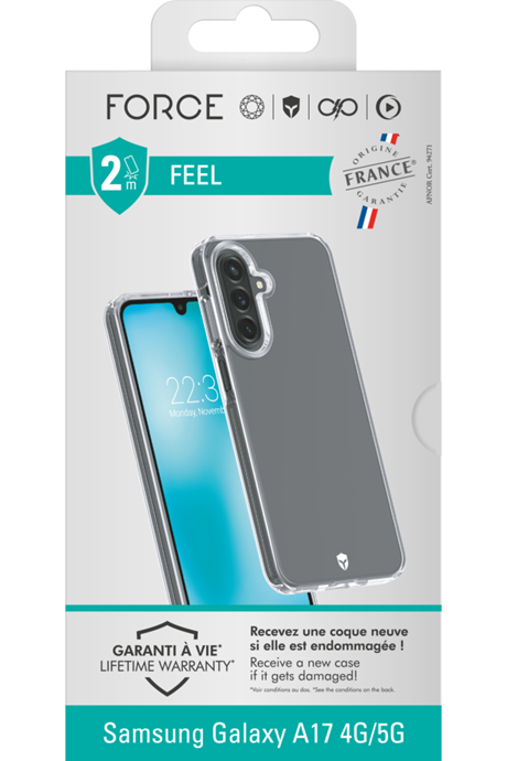 Coque Force Case Feel Samsung Galaxy A17 4G/5G transparente