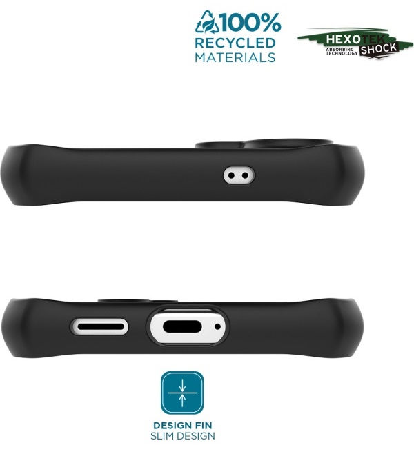 Coque renforcée Spectrum Black Itskins Galaxy S25 FE noir