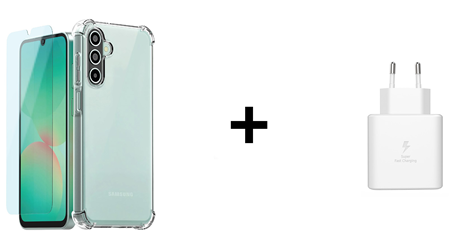 Pack 3 accessoires Samsung Galaxy A36 transparente