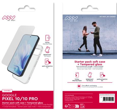 Pack Coque + Verre trempé Google Pixel 10/10 Pro