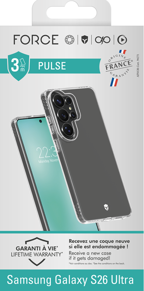 Coque Force Case Pulse Galaxy S26 Ultra OFG transparente
