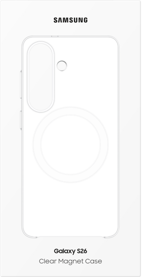 Coque magnétique QI2 DFS Galaxy S26 transparente