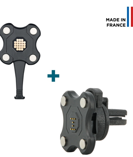 Support de charge grille d'aération Energia Mobile noir