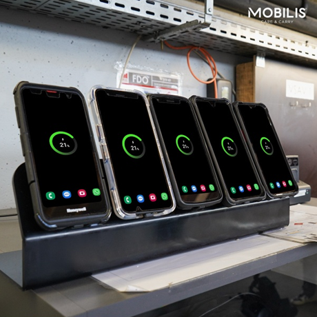 Station de charge 5 emplacements 120W Energia Mobile noir