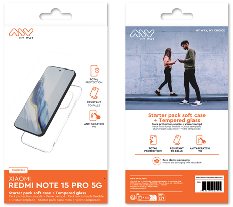 Pack Coque + Verre trempé Xiaomi Redmi Note 15 Pro 5G