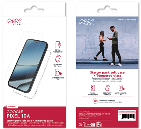 Pack Coque + Verre Trempé Google Pixel 10A transparente