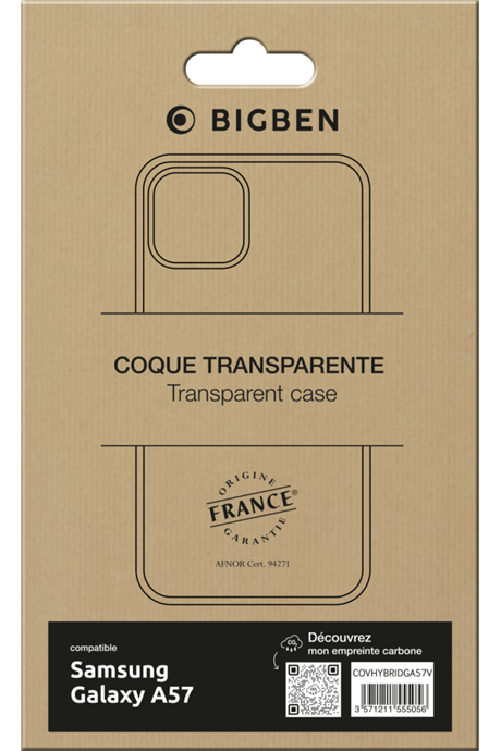Coque Hybrid Bigben OFG Galaxy A57 transparente