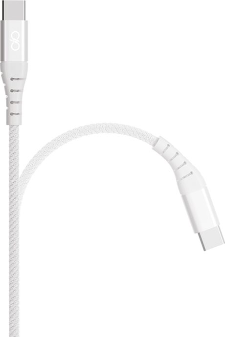 Câble Renforcé USB-C 2M 100W blanc
