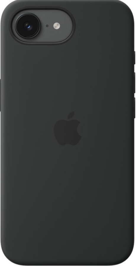 Coque silicone MagSafe iPhone 17e noir