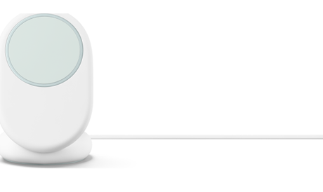 Stand avec chargeur induction Qi2 blanc