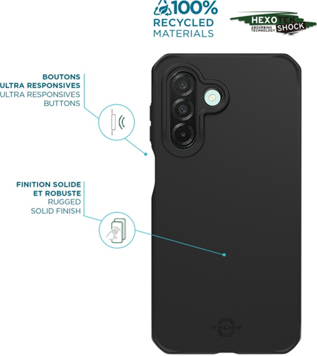 Coque renforcée Spectrum Black Itskins Galaxy A27 noir
