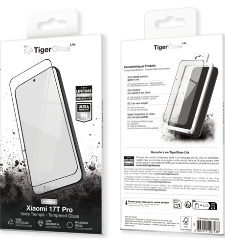 Film Tiger Glass Lite Xiaomi 17T Pro 5G transparente