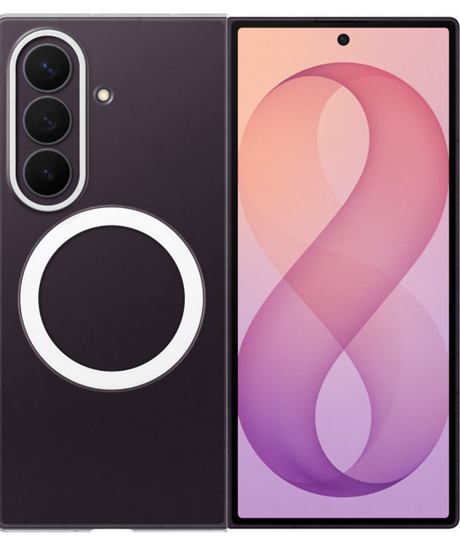 Coque Magnet + Film protec Samsung ZFold8 Ultra transparente