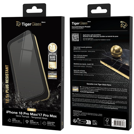 Film Tiger NanoFusion Privacy iPhone 18 Pro Max 17 Pro Max