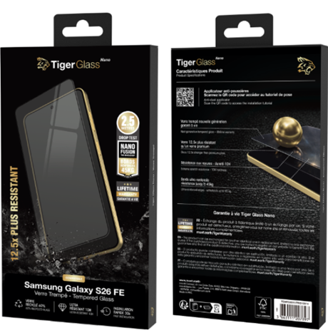 Film  Tiger NanoFusion Galaxy S26 FE / A57 et S25 FE