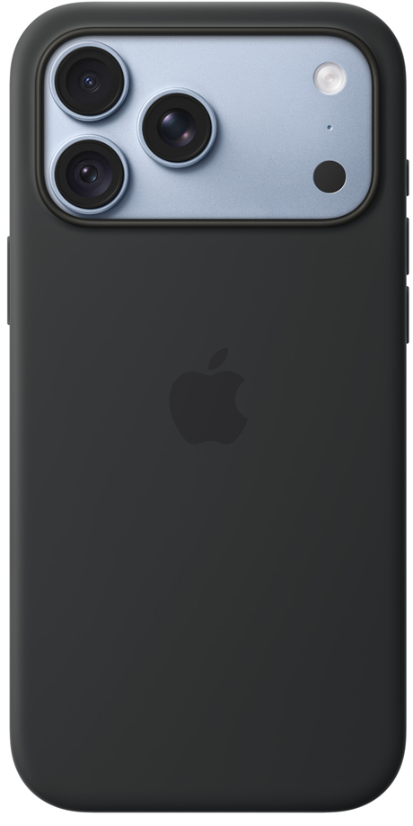 Coque silicone MagSafe iPhone 18 Pro Max noir