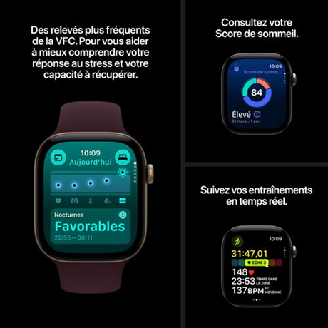 Apple Watch Series 12 5G Cellular 46mm noir 64Go