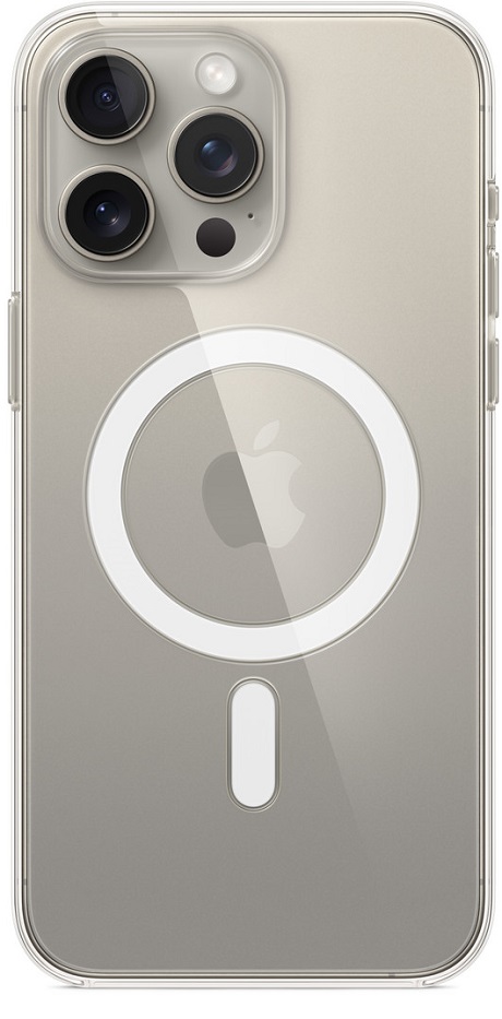 Coque avec MagSafe iPhone 15 Pro Max transparente