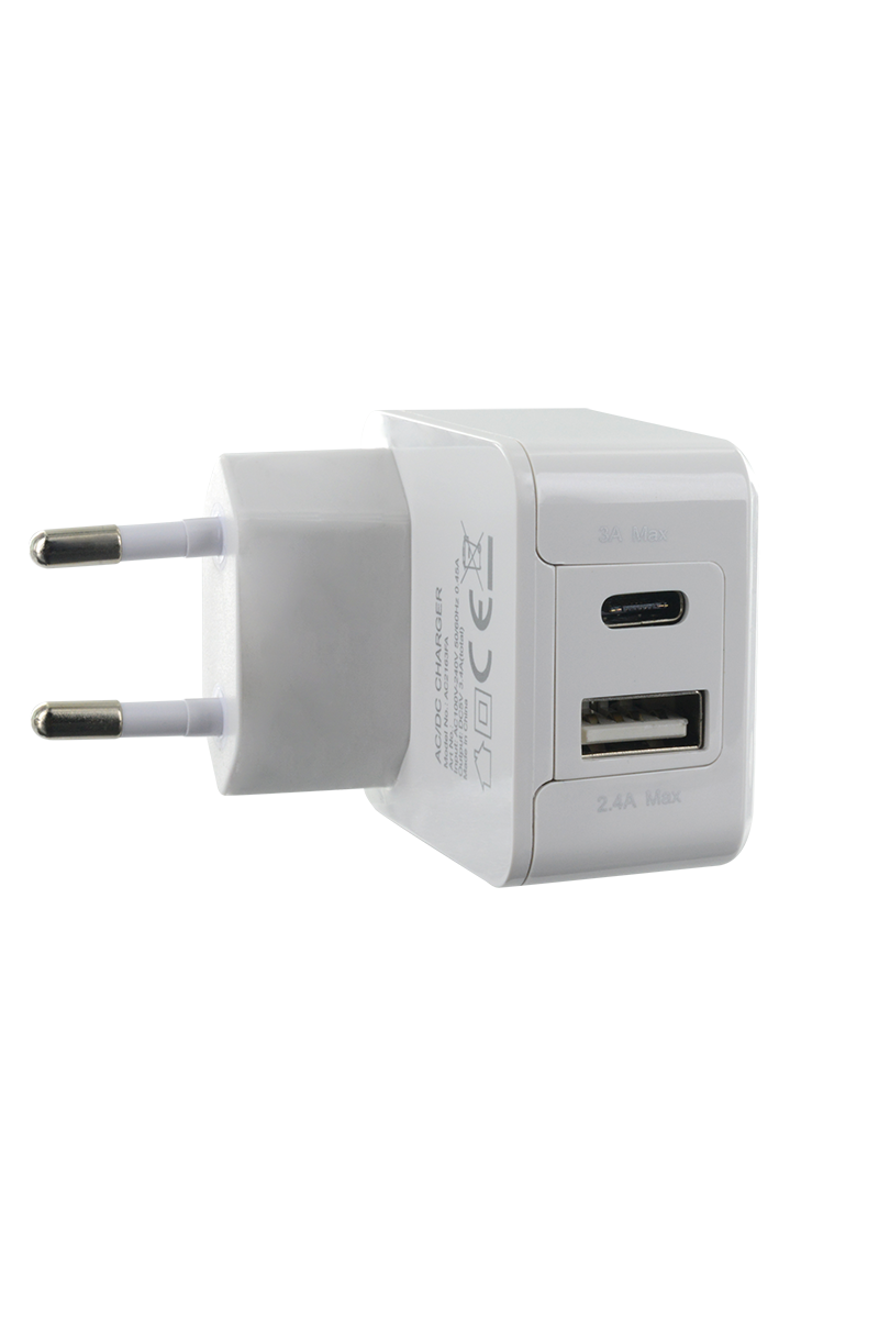 Chargeur secteur USB C 3A